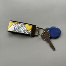 Load image into Gallery viewer, Hedgehog  keychain. Hedgehog keyring. Spike hedgehog key fob.
