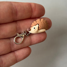Load image into Gallery viewer, Hedgehog pendant charm.