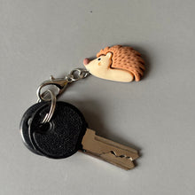 Load image into Gallery viewer, Hedgehog pendant charm.