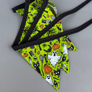 Halloween miniature bunting. Viv decorations. Cage decorations.
