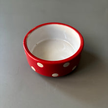 Load image into Gallery viewer, Preloved Mason Cash Polka Dot Red Bowls
