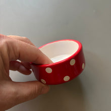 Load image into Gallery viewer, Preloved Mason Cash Polka Dot Red Bowls