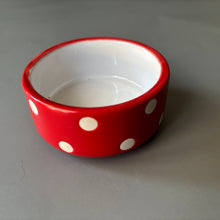 Load image into Gallery viewer, Preloved Mason Cash Polka Dot Red Bowls