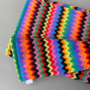 Custom size zig zag fleece cage liners made to measure