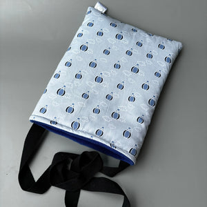 Hot air balloon padded bonding bag, carry bag for hedgehog. Fleece lined pet tote. Pet travel bag.