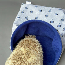 Load image into Gallery viewer, Hot air balloon snuggle sack, snuggle pouch, sleeping bag for hedgehog and small guinea pigs.