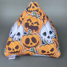 Load image into Gallery viewer, Pumpkin and skulls Halloween full cage set. Tent house, snuggle sack, tunnel cage set