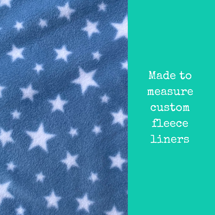 Custom fleece cage deals liners