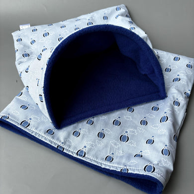 LARGE Hot air balloon animals snuggle sack. Snuggle pouch for guinea pigs