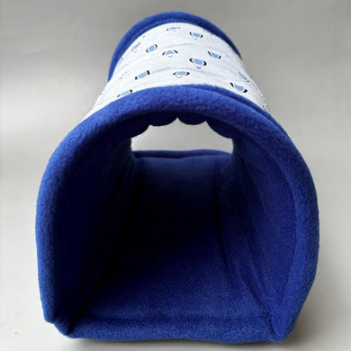 LARGE Hot air balloon guinea pigs stay open tunnel. Padded fleece tunnel. Padded tunnel for guinea pigs.