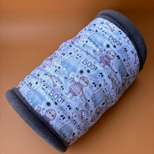 Load image into Gallery viewer, Halloween mummy and ghosts mini set. LARGE size tunnel, LARGE snuggle sack and toys. Fleece bedding.