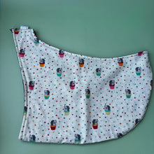 Load image into Gallery viewer, Hogs in pots bonding scarf for hedgehogs and small pets. Bonding pouch. Fleece lined.