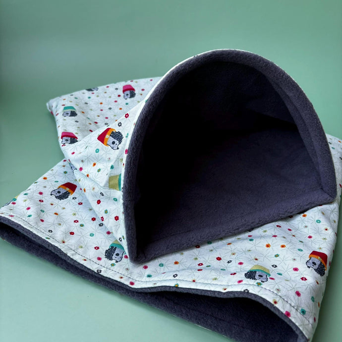 LARGE Hogs in pots snuggle sack. Snuggle pouch for guinea pigs