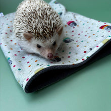 Load image into Gallery viewer, Hogs in pots full cage set. Corner house, snuggle sack, tunnel cage set for hedgehog or small pet.
