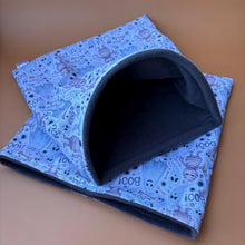 Load image into Gallery viewer, LARGE Halloween mummy and ghosts snuggle sack. Snuggle pouch for guinea pigs