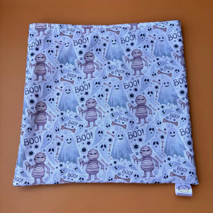 LARGE Halloween mummy and ghosts snuggle sack. Snuggle pouch for guinea pigs