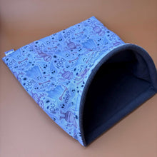 Load image into Gallery viewer, LARGE Halloween mummy and ghosts snuggle sack. Snuggle pouch for guinea pigs