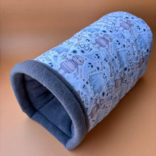Load image into Gallery viewer, Halloween mummy and ghosts bunker. Hedgehog and guinea pig bed. Padded fleece lined house.