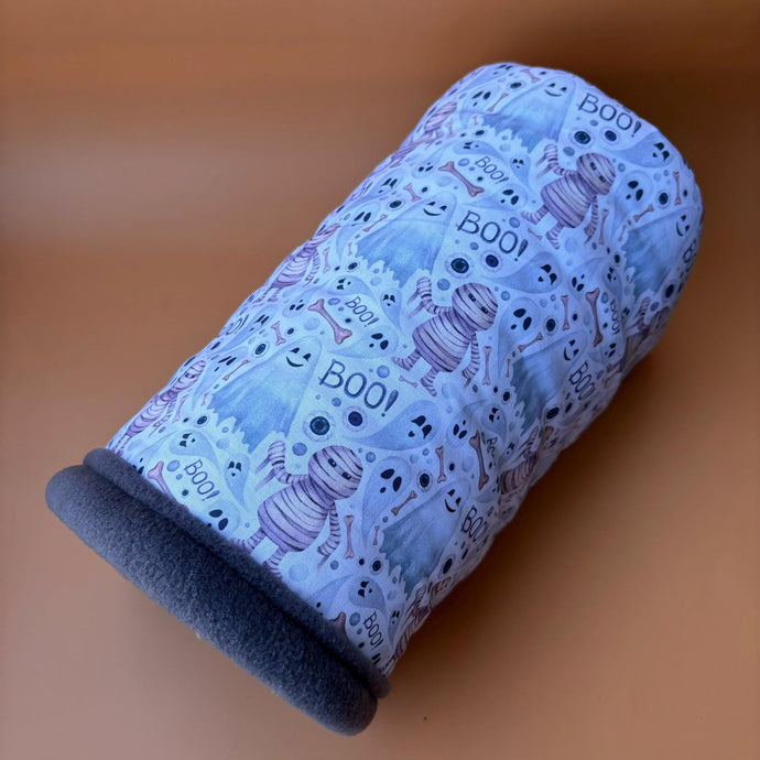 Halloween mummy and ghosts bunker. Hedgehog and guinea pig bed. Padded fleece lined house.