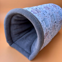 Load image into Gallery viewer, Halloween mummy and ghosts bunker. Hedgehog and guinea pig bed. Padded fleece lined house.