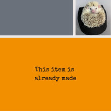 Load image into Gallery viewer, Reading hedgehog wristlet keychain. Hedgehog keyring. Hedgehog wrist strap keyring.