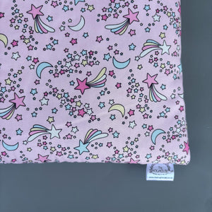 Shooting stars padded bonding bag, carry bag for hedgehog. Fleece lined pet tote. Pet travel bag.