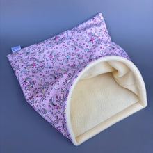 Load image into Gallery viewer, LARGE shooting stars snuggle sack. Snuggle pouch for guinea pigs