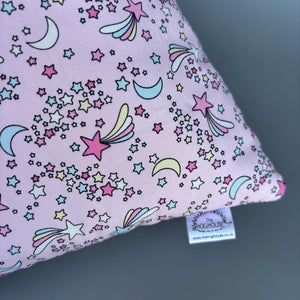 LARGE shooting stars guinea pig cosy snuggle cave. Padded stay open snuggle sack. Fleece pet bed. Stay open padded cave.