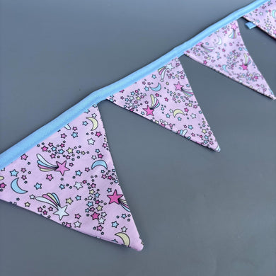Shooting stars miniature bunting. Viv decorations. Cage decorations.