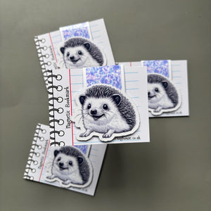 Happy Quills magnetic hedgehog bookmark. Hedgehog bookmark.