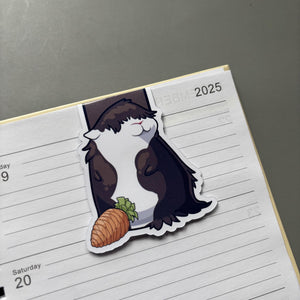 Magnetic guinea pig bookmark.
