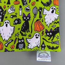 Load image into Gallery viewer, Halloween snuggle sack or snuggle pouch. Fleece lined sleeping bag for hedgehogs and small animals