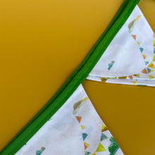 Load image into Gallery viewer, Clouds and bunting miniature bunting. Viv decorations. Cage decorations.
