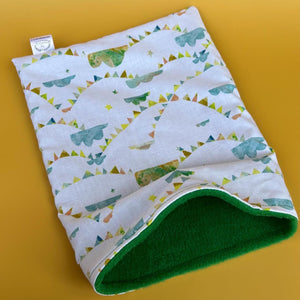Clouds and bunting full cage set. Cube house, snuggle sack, tunnel cage set for hedgehog or small pet.