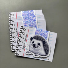 Load image into Gallery viewer, Happy Quills magnetic hedgehog bookmark. Hedgehog bookmark.