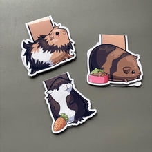Load image into Gallery viewer, Magnetic guinea pig bookmark.