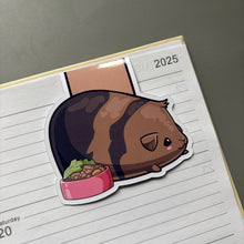 Load image into Gallery viewer, Magnetic guinea pig bookmark.