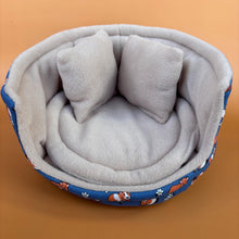 Load image into Gallery viewer, LARGE daisy guinea pigs cuddle cup. Guinea pig sofa bed.