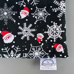 Christmas snuggle sack or snuggle pouch. Fleece lined sleeping bag for hedgehogs and small animals