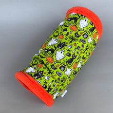 Load image into Gallery viewer, Halloween stay open tunnel. Padded fleece tunnel for hedgehogs, rats and small pets.