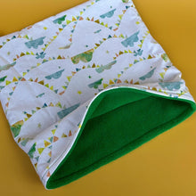 Load image into Gallery viewer, Clouds and bunting full cage set. LARGE house, snuggle sack, tunnel cage set for hedgehog or small pet.