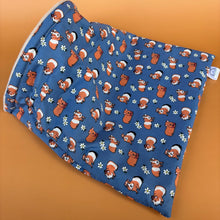 Load image into Gallery viewer, LARGE daisy guinea pigs snuggle sack. Stay open snuggle pouch for guinea pigs