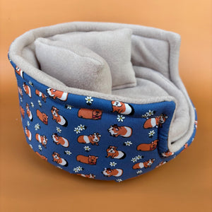 LARGE daisy guinea pigs cuddle cup. Guinea pig sofa bed.