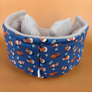 LARGE daisy guinea pigs cuddle cup. Guinea pig sofa bed.