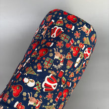 Load image into Gallery viewer, Christmas bunker. Hedgehog and guinea pig bed. Padded fleece lined house.