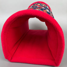 Load image into Gallery viewer, LARGE Christmas mini set. LARGE size tunnel, LARGE snuggle sack and toys. Fleece bedding.