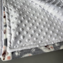 Load image into Gallery viewer, Polar bears bubble fleece handling blankets for small pets.