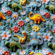Load image into Gallery viewer, Dinosaur bonding scarf for hedgehogs and small pets. Bonding pouch. Fleece lined.