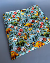 Load image into Gallery viewer, LARGE dinosaur snuggle sack. Snuggle pouch for guinea pigs