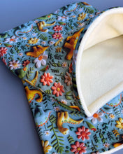 Load image into Gallery viewer, LARGE dinosaur snuggle sack. Snuggle pouch for guinea pigs